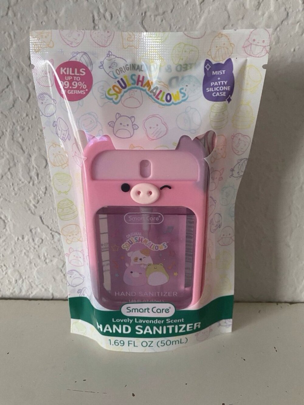 Smart Care Squishmallows Hand Sanitizer Spray Lovely Lavender Scent W/Patty Case